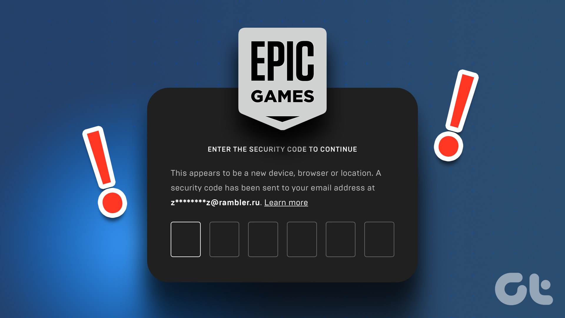 Fix Epic Games not sending a security code