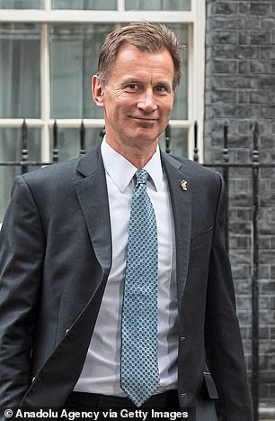 Hopes: Chancellor Jeremy Hunt