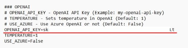 openai api key