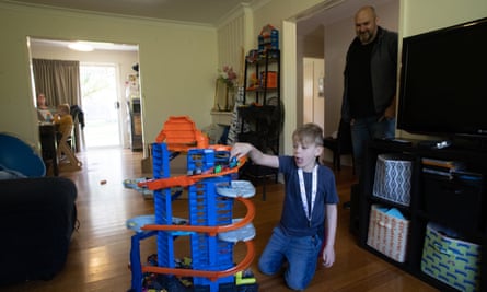 Ethan Lloyd, aged nine, has the language skills of a toddler.