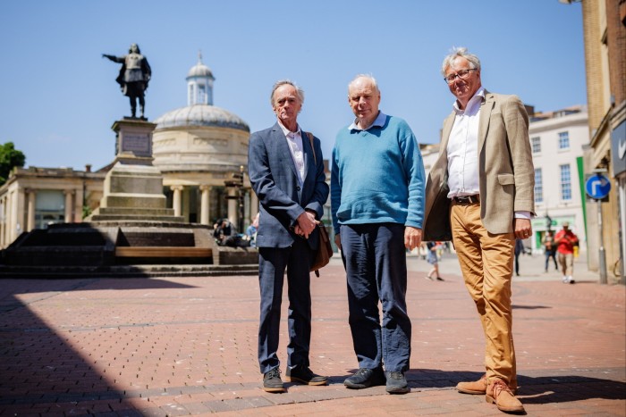 Duncan McGinty, former leader of Sedgemoor council, Ian Liddell-Grainger MP, Doug Bamsey, Gravity project lead