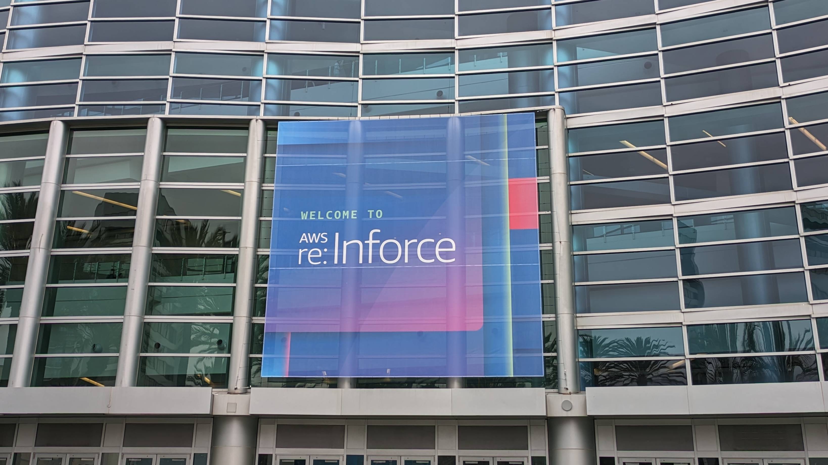 AWS re:Inforce 2023 outside banner