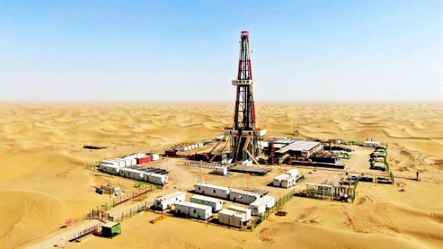 Tarim Oilfield in China's Xinjiang region