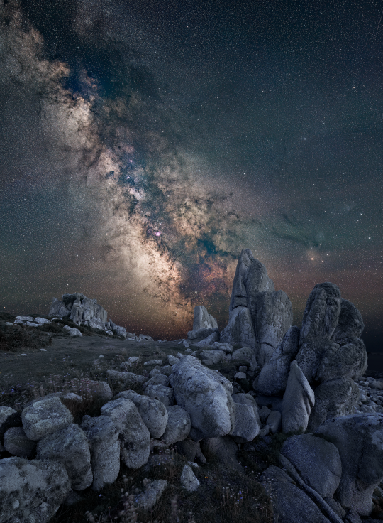 The Milky Way over the Isles of Scilly