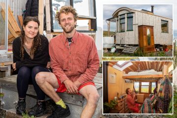 I abandoned my 7-bed house to build tiny home and live off just £200-a-month