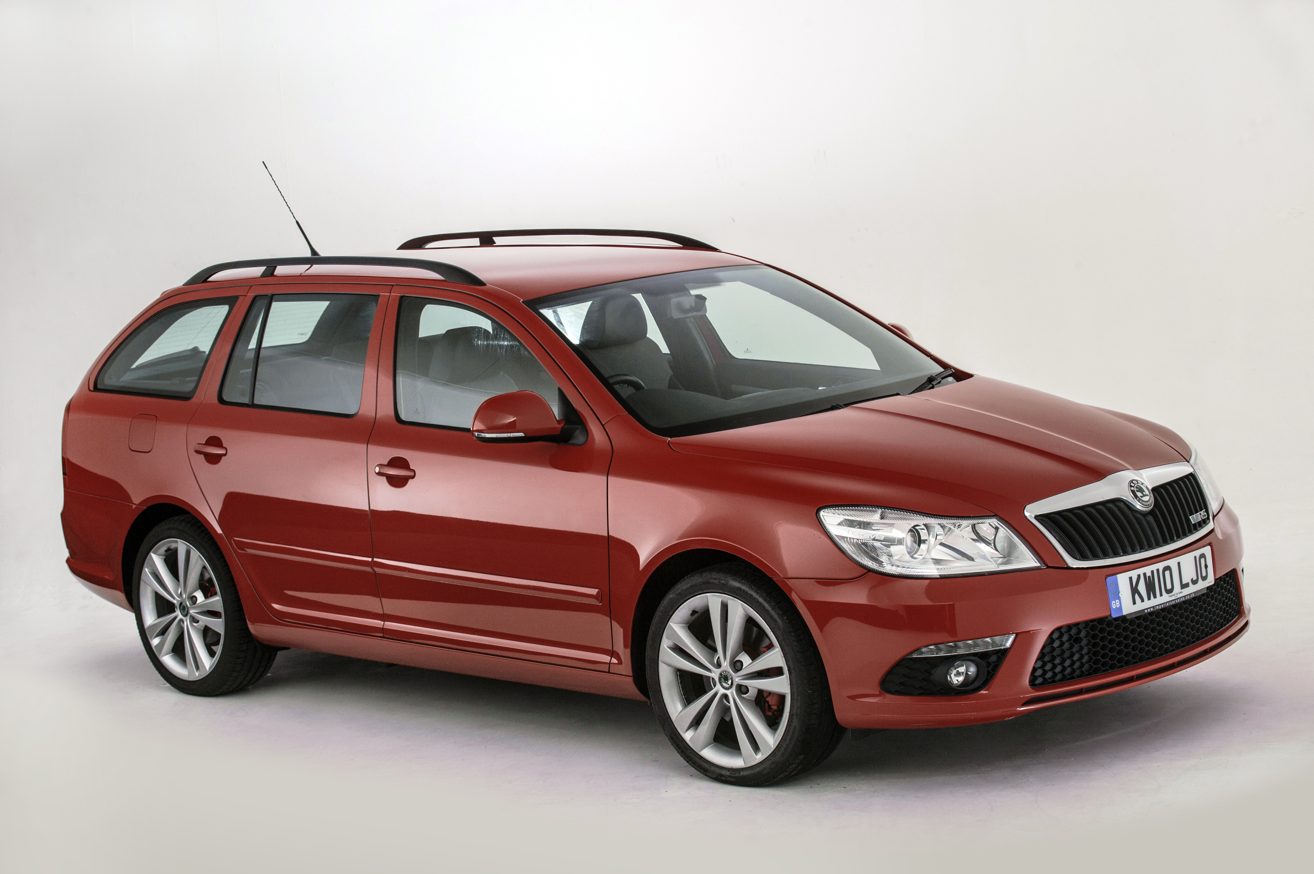 A Skoda Octavia VRS estate