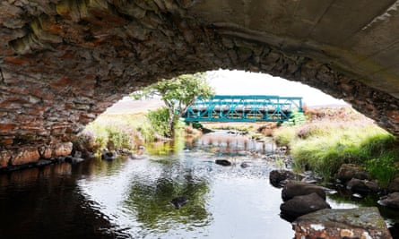 View of a new bridge near the Wade bridge.