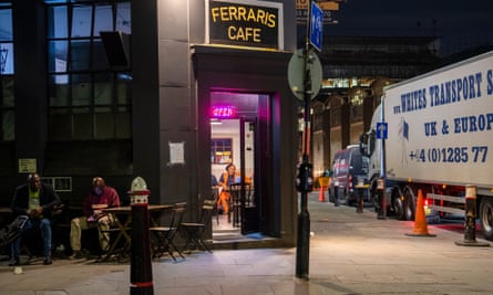 Ferrari’s cafe at Smithfield meat market