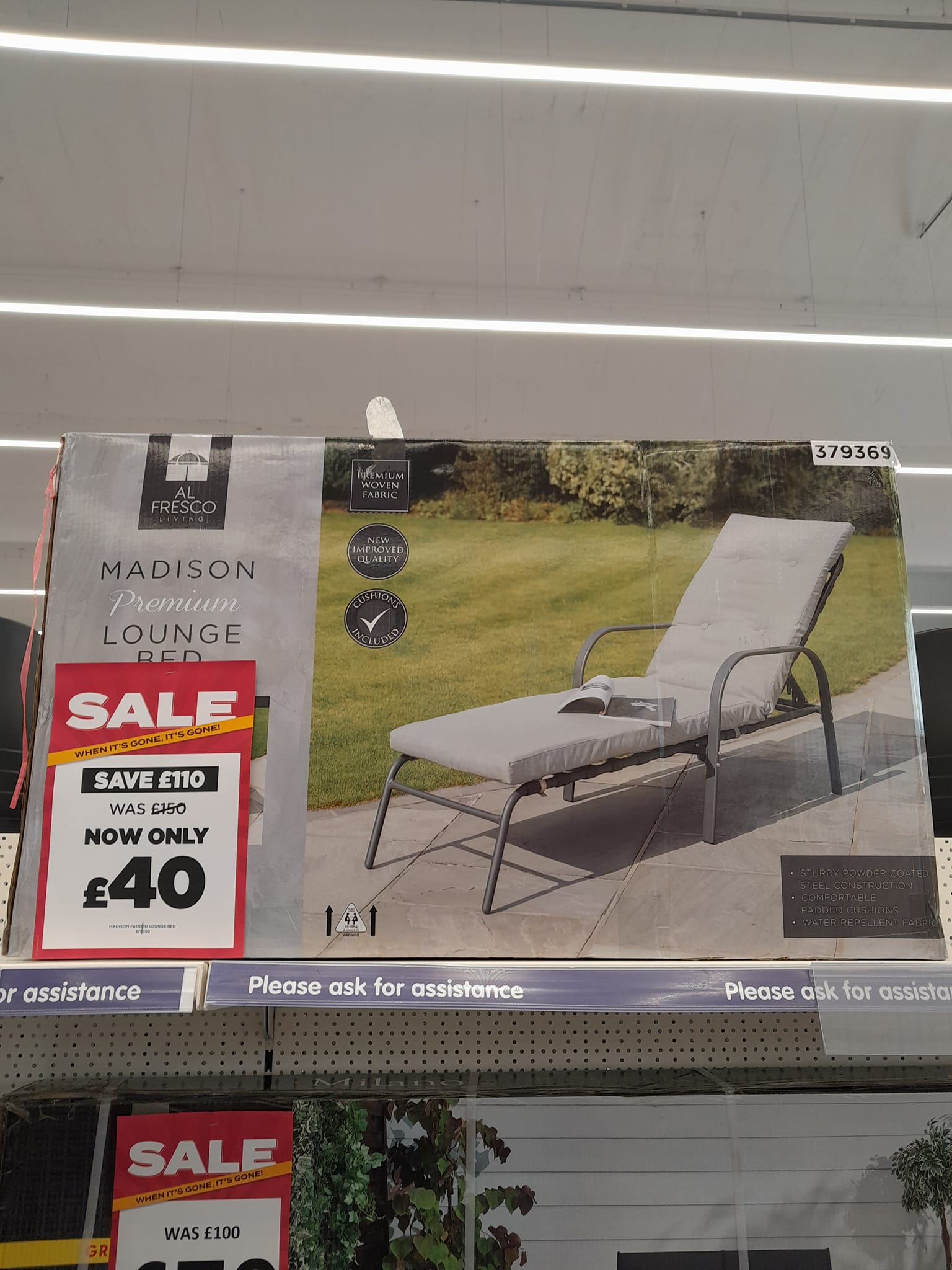 B&M shoppers are rushing to buy bargain garden furniture scanning at tills for just £40