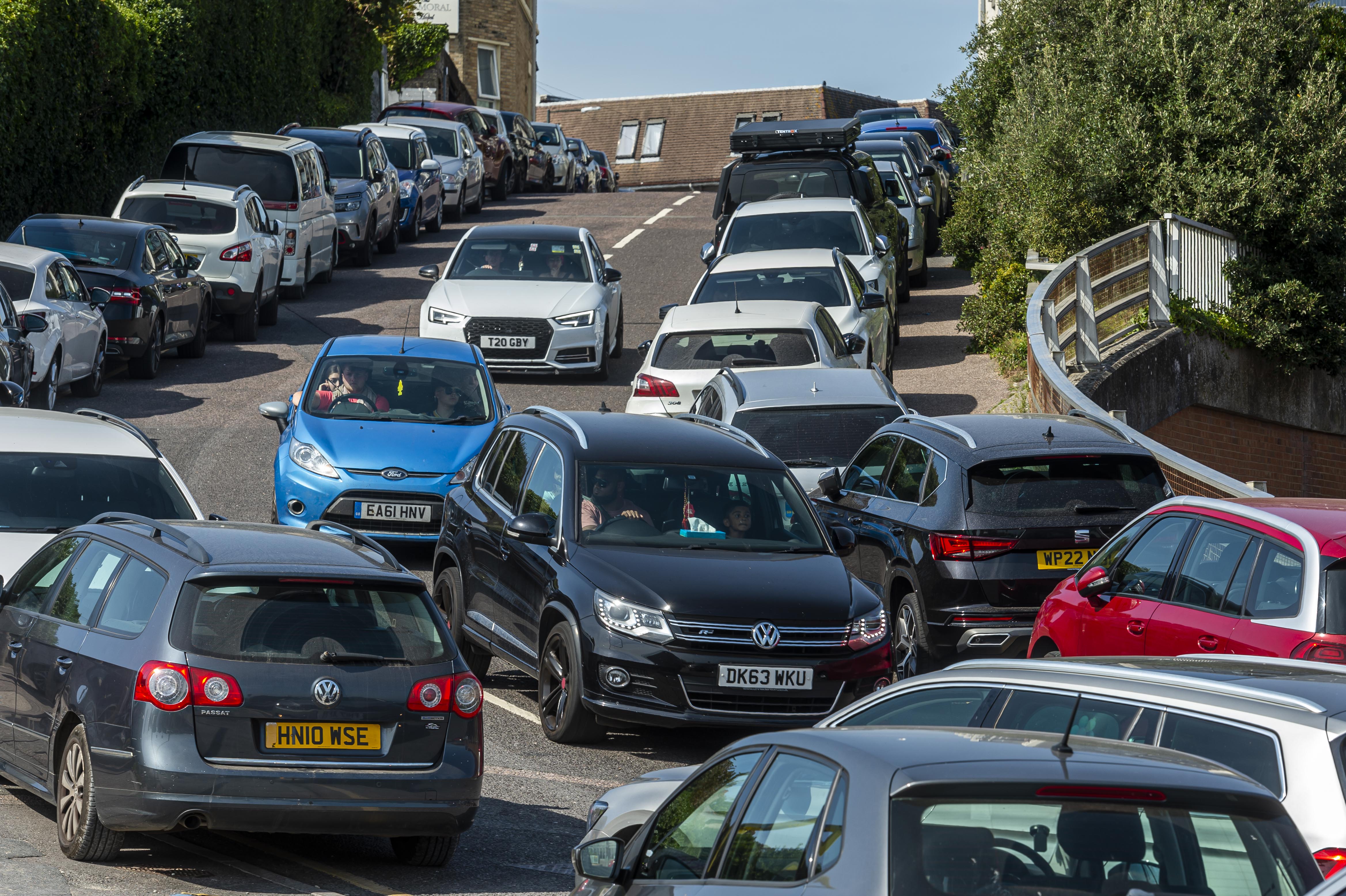 Residents said the roads clog up when the sun comes out