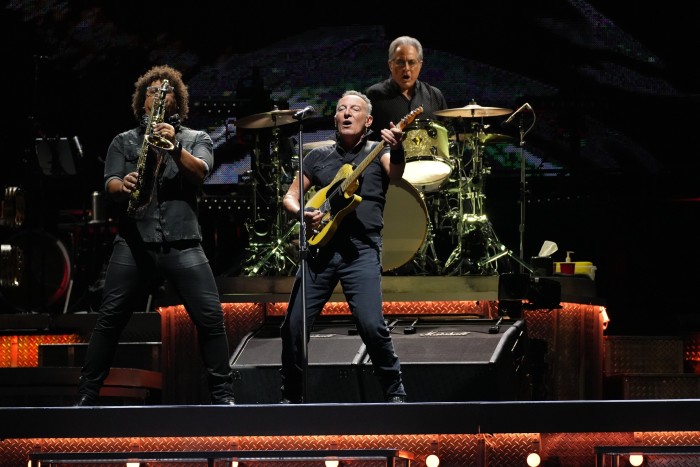 Bruce Springsteen performs at MetLife Stadium in East Rutherford, New Jersey, in August