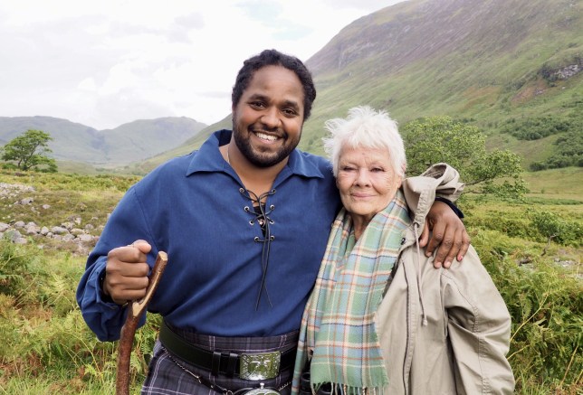 Strictly winner Hamza Yassin was joined by Dame Judi Dench