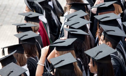 graduates in caps and gowns