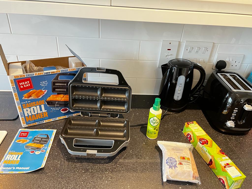 I was keen to give B&M's sausage roll maker a go