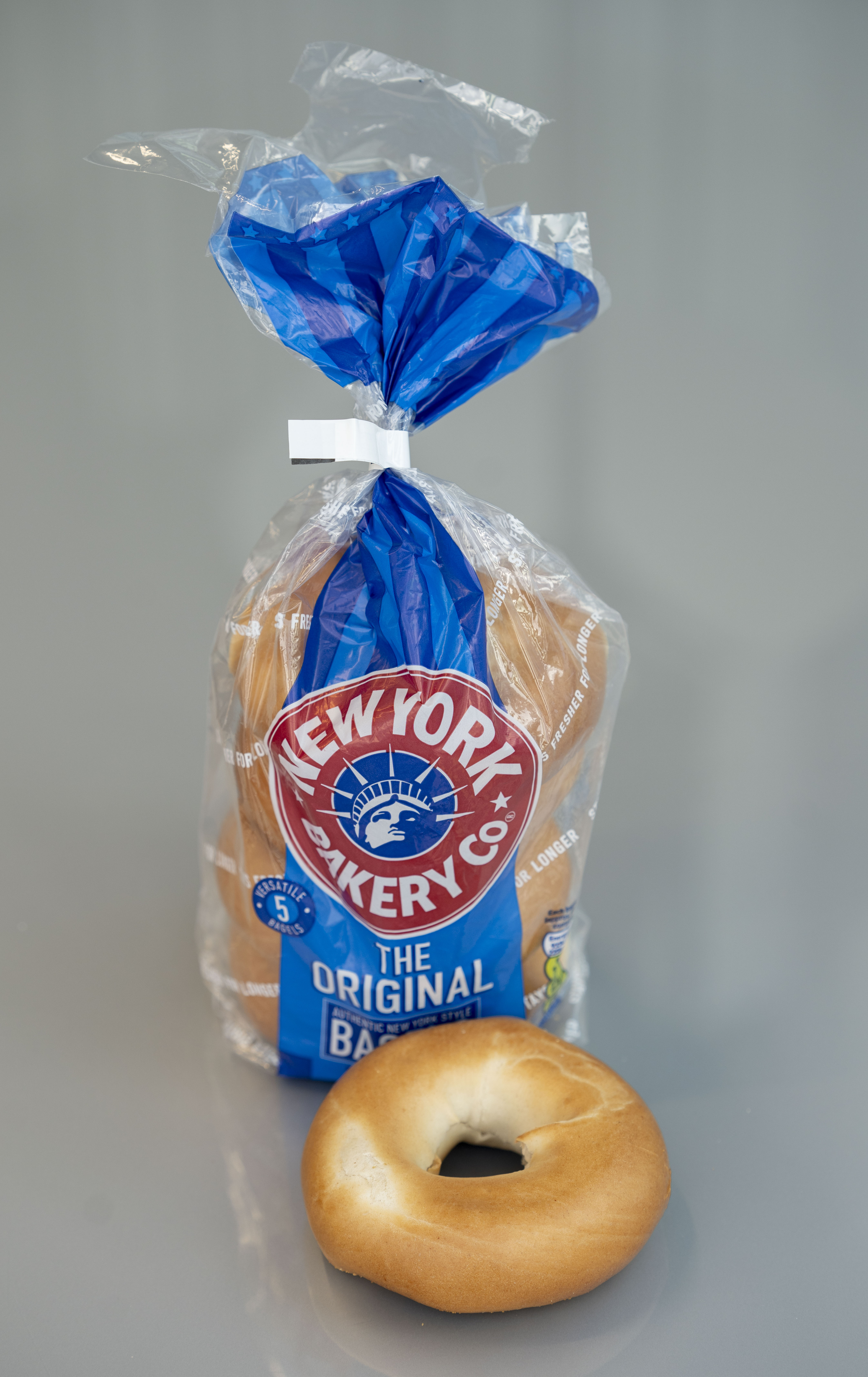 The New York Bakery is giving less bagel for your money - slashing the weight from 90g to 85g with no cut in price