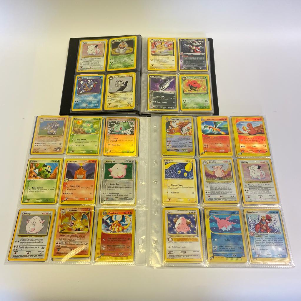 His collection includes hundreds of Pokemon cards - worth up to £4,000 - as well as Yu-Gi-Oh! and Digimon sets