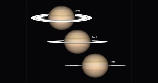 Saturn's rings will appear to disappear in 2025 