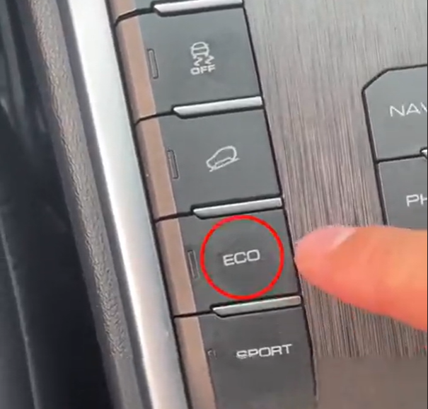 The ECO button in many modern cars can help cut down on unnecessary fuel use