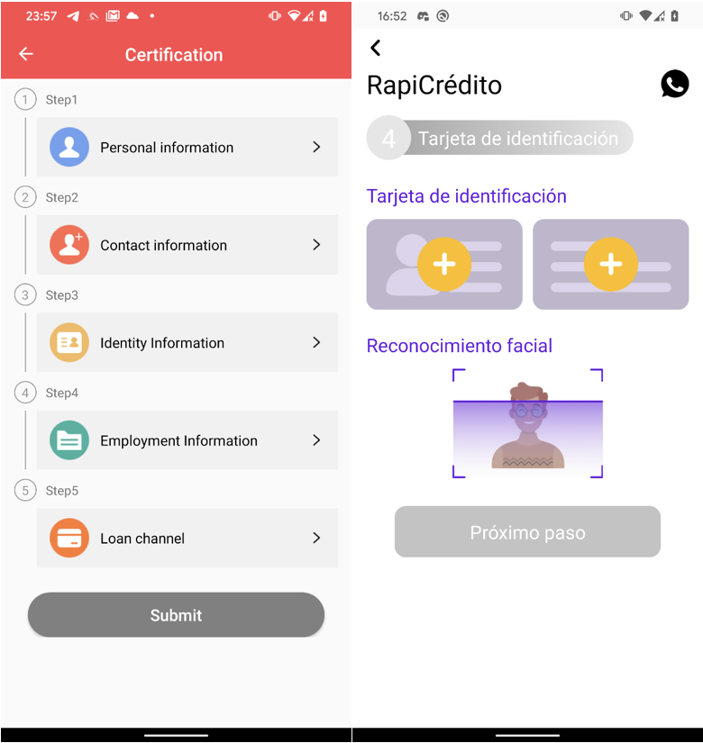 Figure 7 Apps request sensitive data from the user