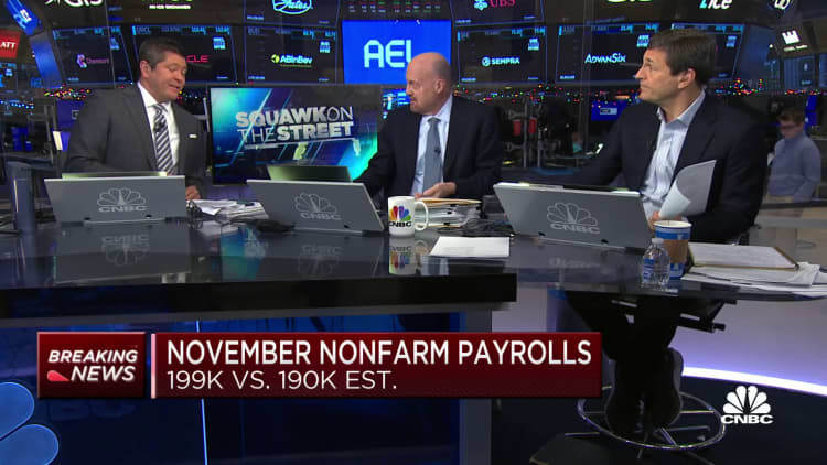 ‘Squawk on the Street’ crew react to November jobs report