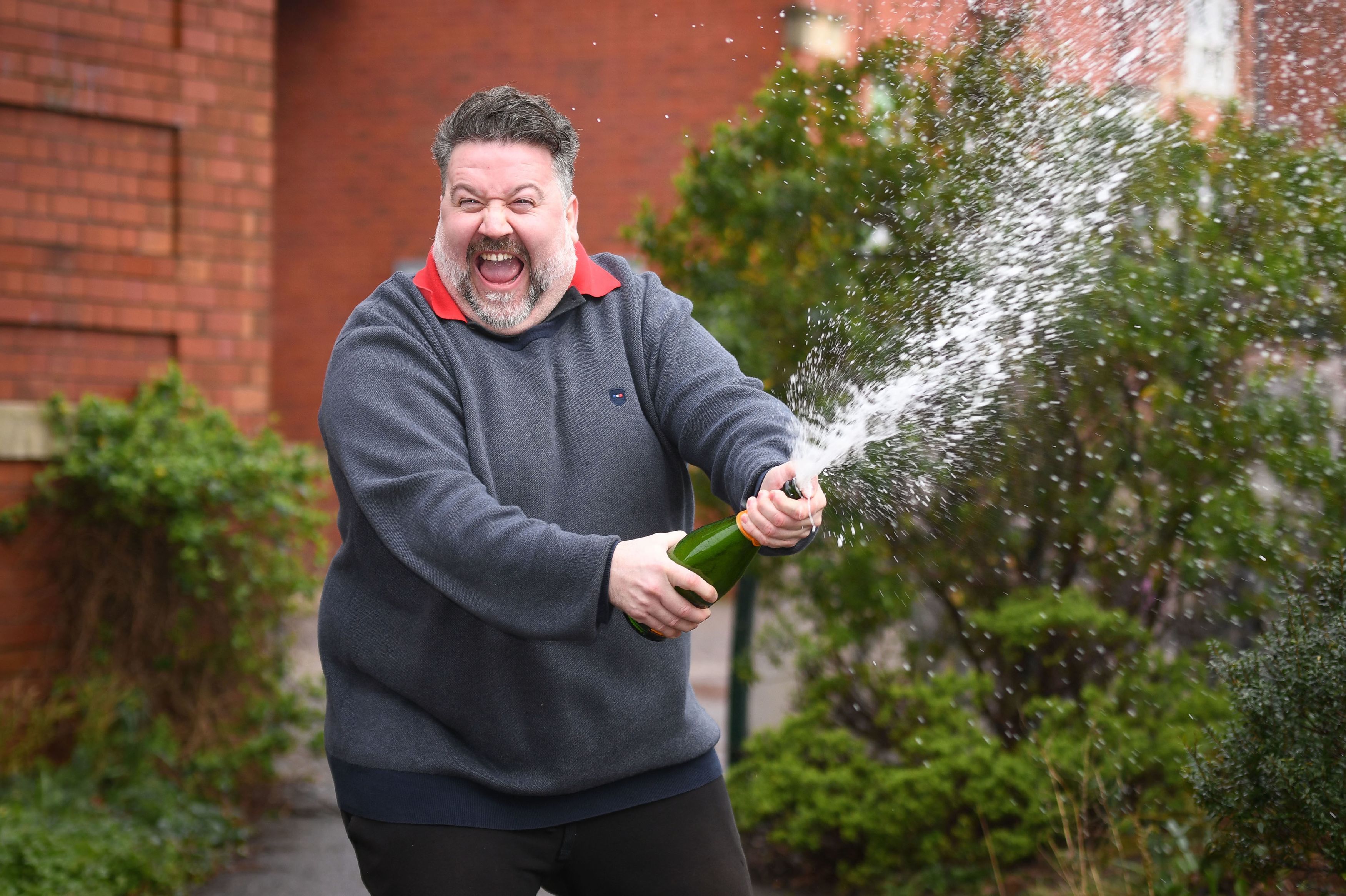 Dion was  preparing for his vehicle to be valeted when he stumbled across the £55,086 winning EuroMillions ticket