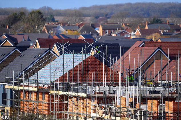 Mortgage pressure: FTSE 250 developer Crest Nicholson said it was ‘too early to gauge customer behaviour’ although it has seen an uptick in enquiries