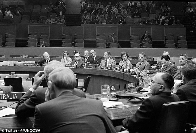 The United Nation's Committee on the Peaceful Uses of Outer Space created the Outer Space Treaty in 1967 to prevent Russia and America from taking their conflict into space and ensure that no one had the upper hand