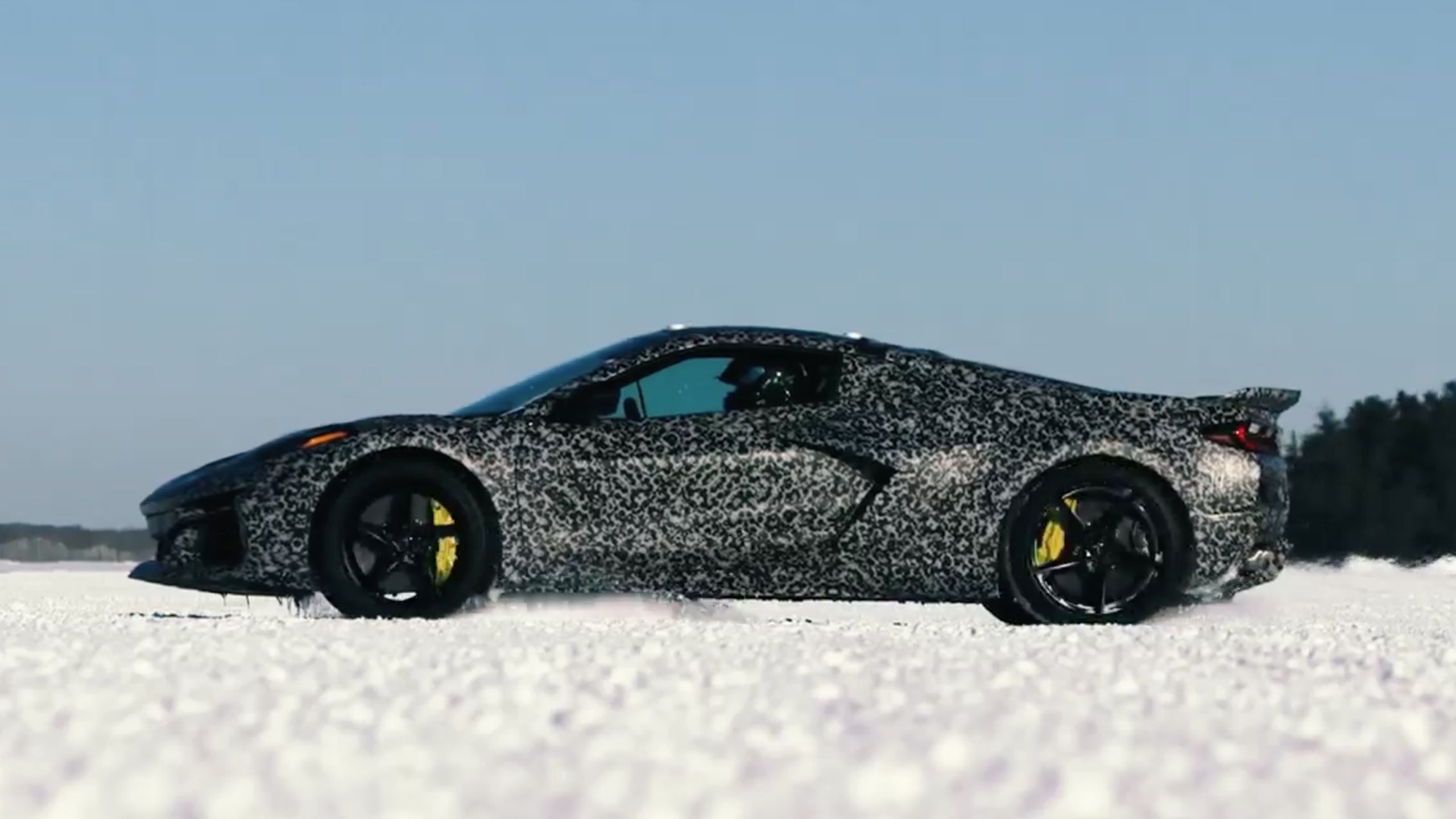 Corvette EV testing image