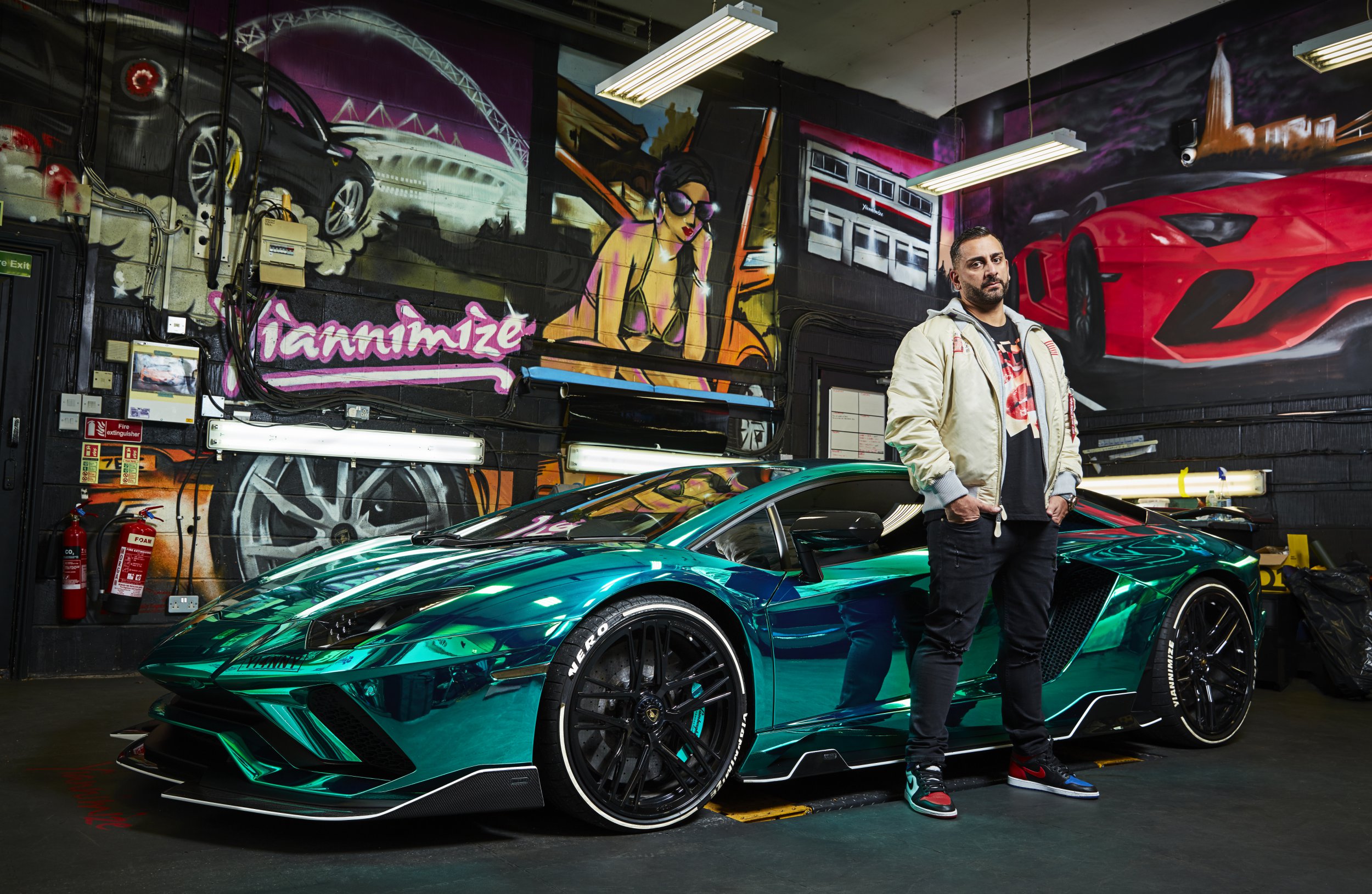 Yianni Charalambous has found fame through his work on luxury supercars