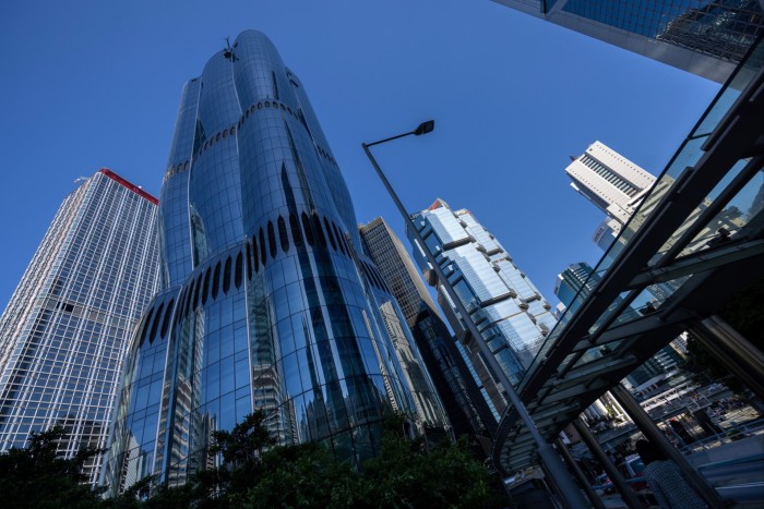 The 36-storey Henderson Tower in Hong Kong