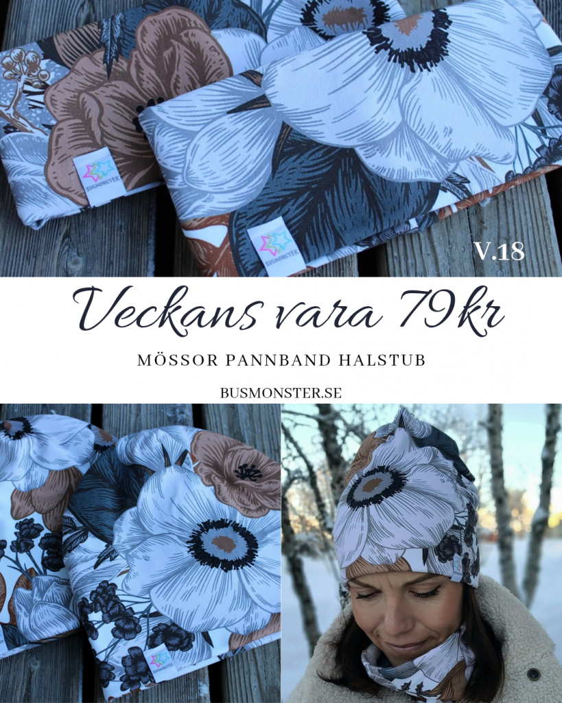 vårmössa med blommor REA