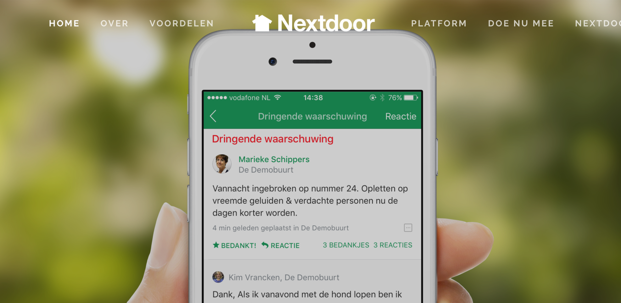 De sociale buurtpreventie app die in bijna 1 op de 3 buurten wordt gebruikt