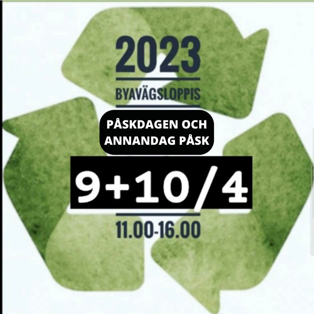 byavägsloppis 2023 9/4 och 10/4