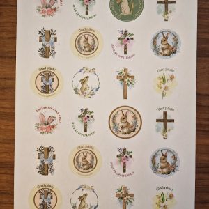 38. Glad påsk Stickersark