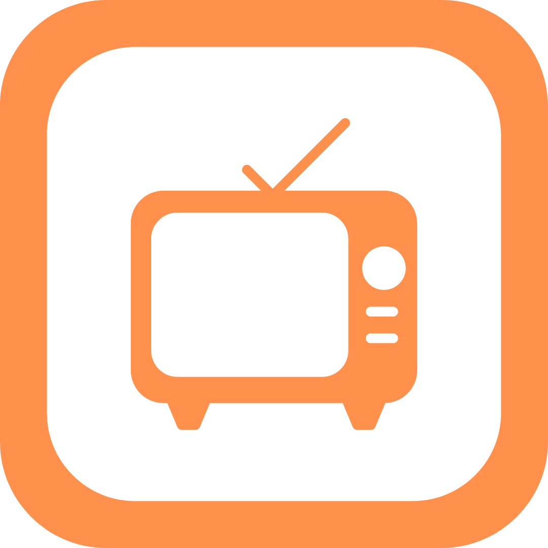 Oransje  icon Tv