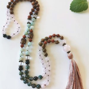 Personal Mala Chain with clairvoyant message