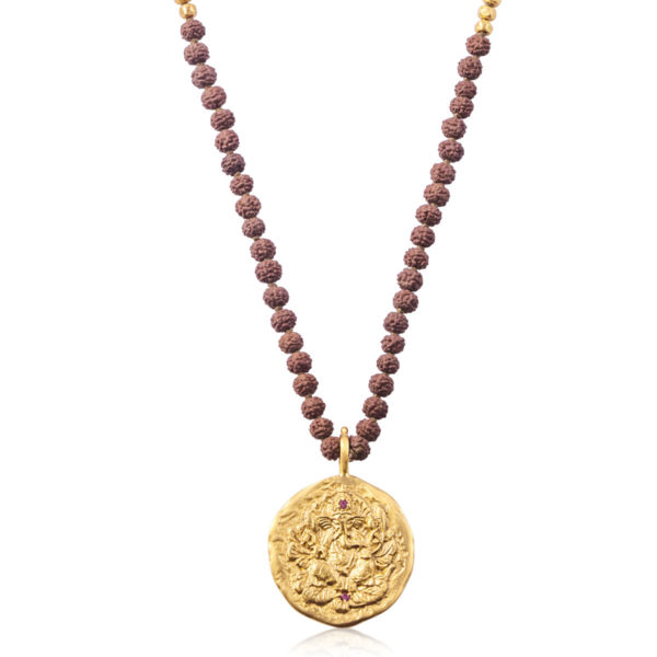 GANAPATI med Rudraksha