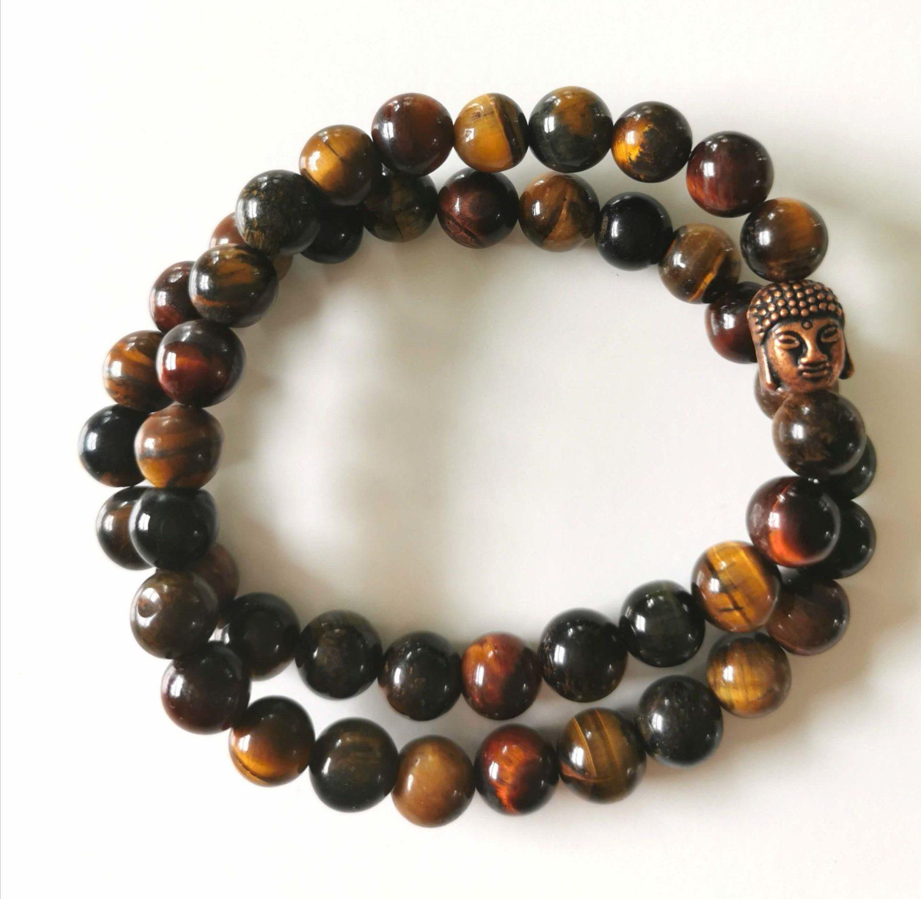 Personalized fashionable ladies and men bracelet of Tiger eye from byTrampenau