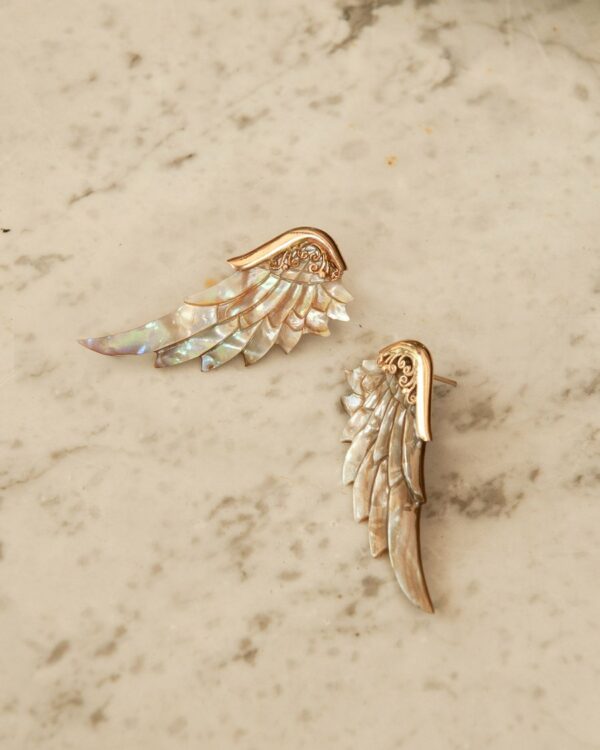 Angel wings earrings from Lalimalu