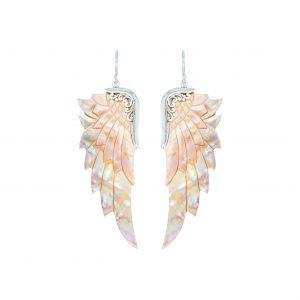 Angel wing earrings - sustainable jewellery from Lalimalu