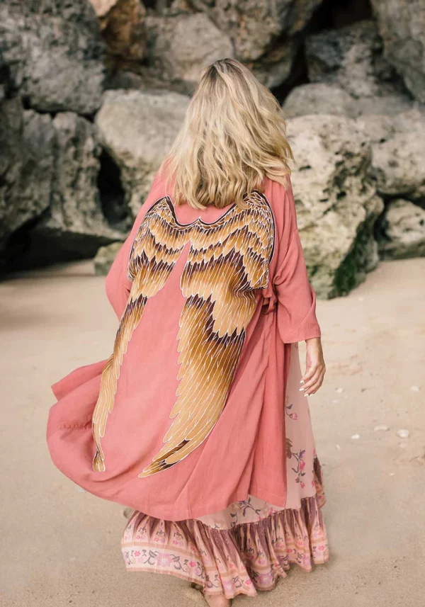 Archangel Gabriel Angel Wing Everyday Kimono