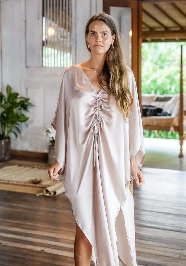 Archangel Gabriel Goddess Kaftan Luxe, Champagne