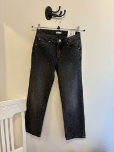 Svarta jeans glitter stl 152(Nya)