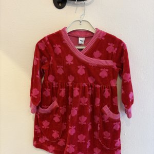 Röd/rosa Klänning stl 86