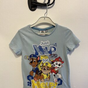 Ljusblå PawPatrol t-shirt stl 98/104