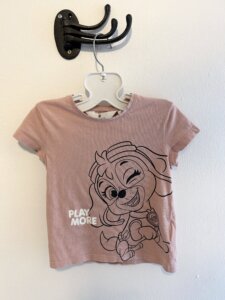 Rosa t-shirt med "Paw Patrol" stl 92
