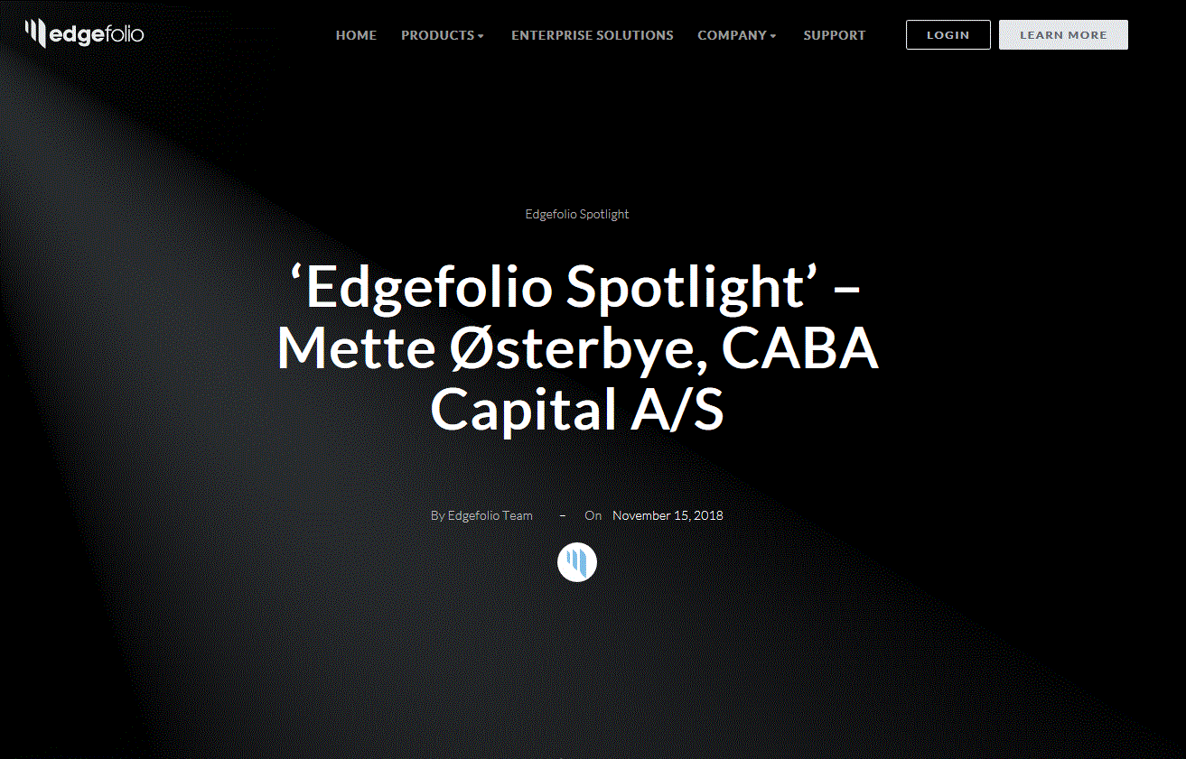 Read more about the article Edgefolio brings an article about CABA Capital and CABA Hedge KL