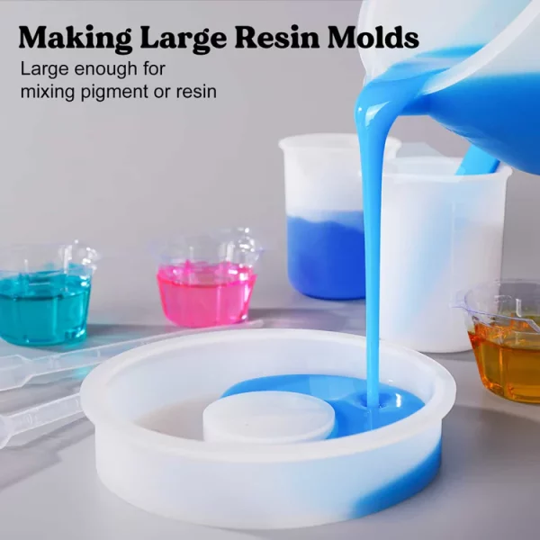 Let's Resin Grote siliconen mengbekers