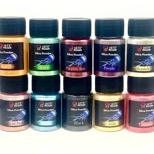 set mica poeder let's resin 10 kleuren