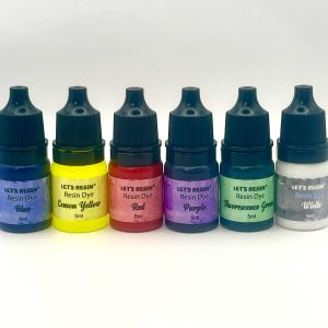 Let's resin pigment dye kleurstof 6 kleuren